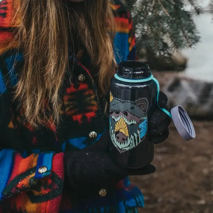 32oz. Bear Face Water Bottle