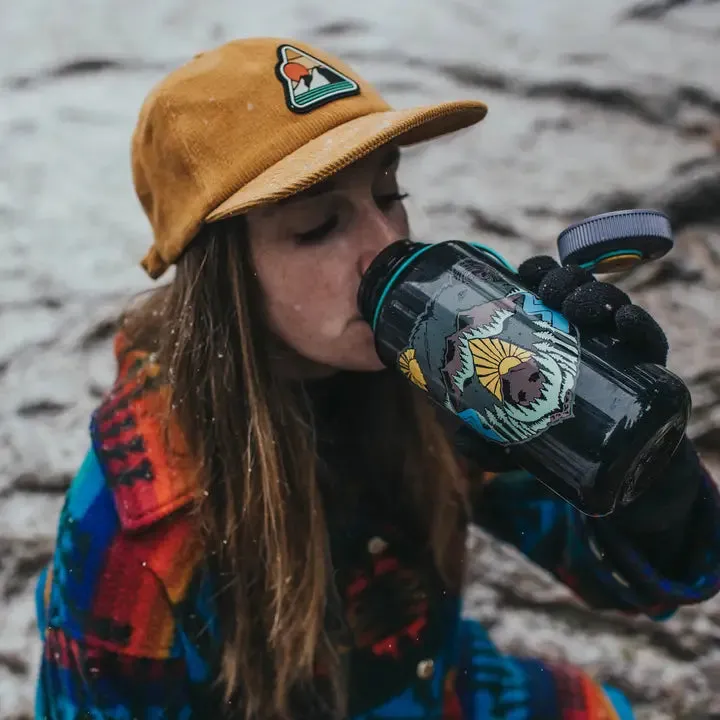 32oz. Bear Face Water Bottle