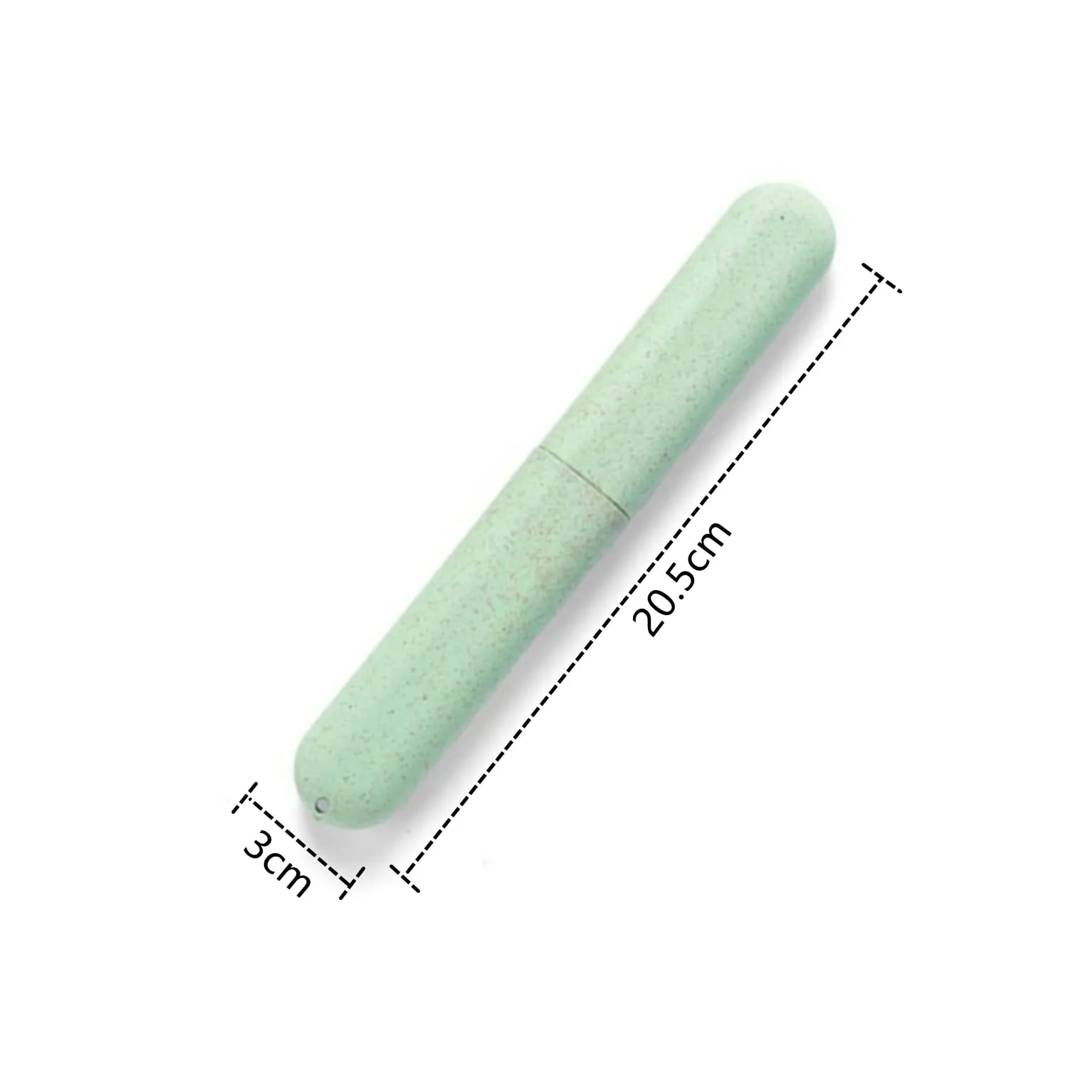 4 Pcs Waterproof Toothbrush Box Plastic Toothbrush Case Wheat Straw Toothbrush Tube Holder Portable Toothbrush Storage Case for Travel Hiking Camping Family School