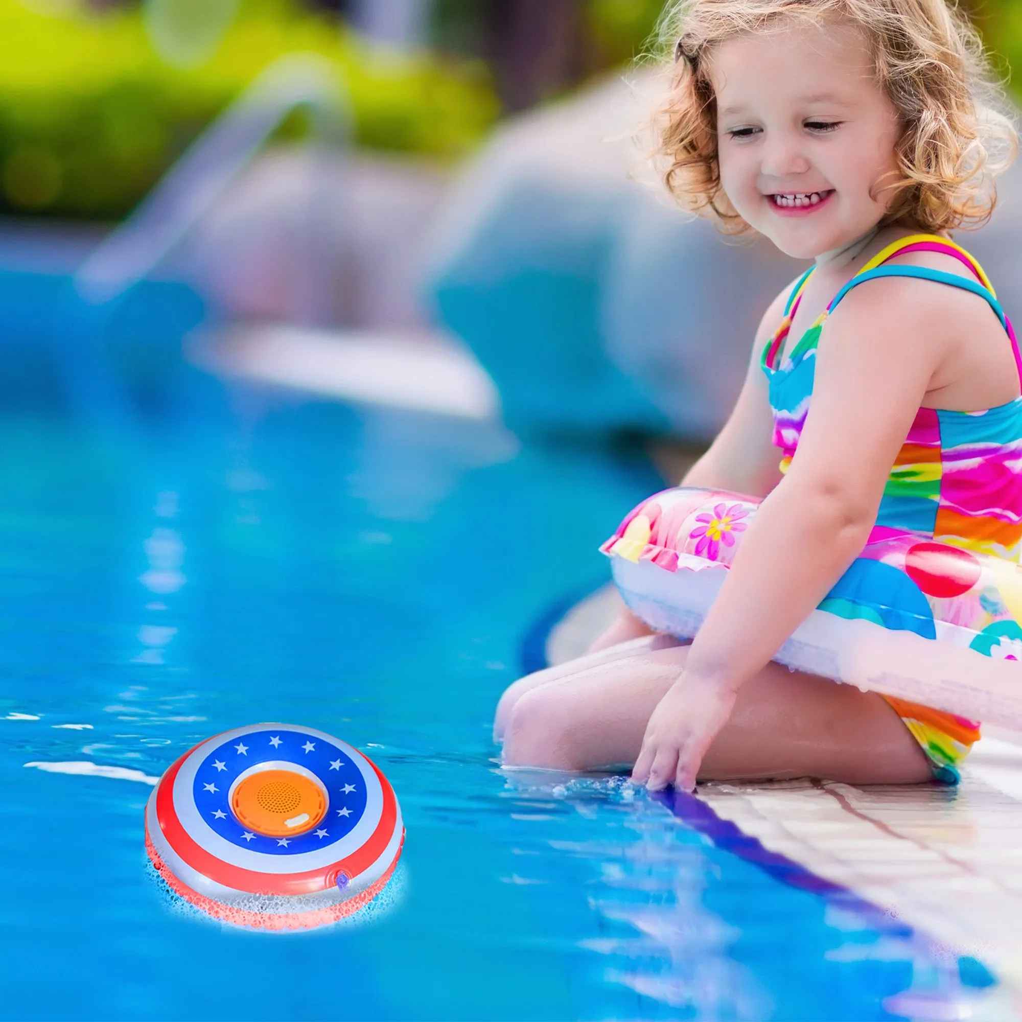 Aduro Pool Party Wireless Floating Bathtub Speaker