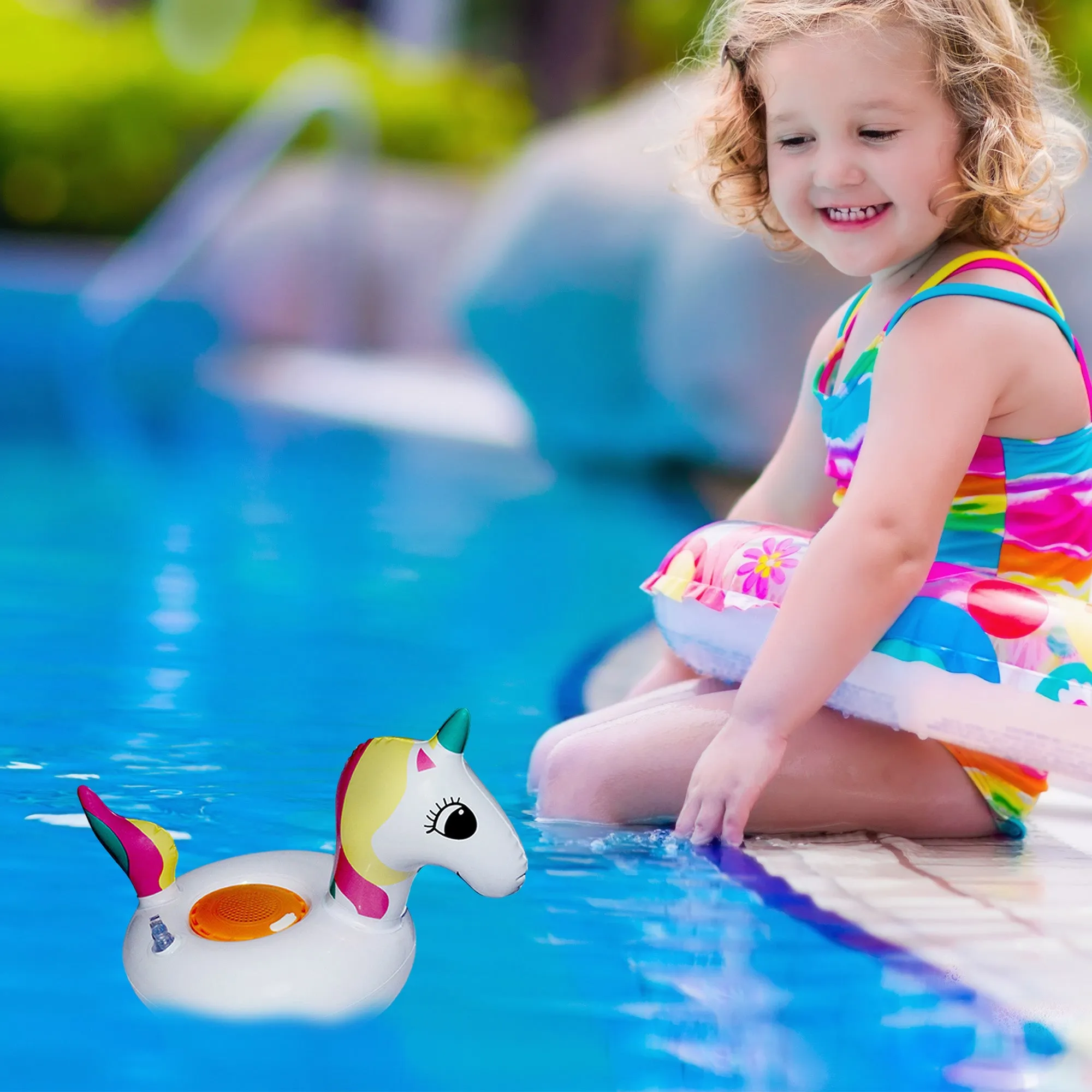 Aduro Pool Party Wireless Floating Bathtub Speaker