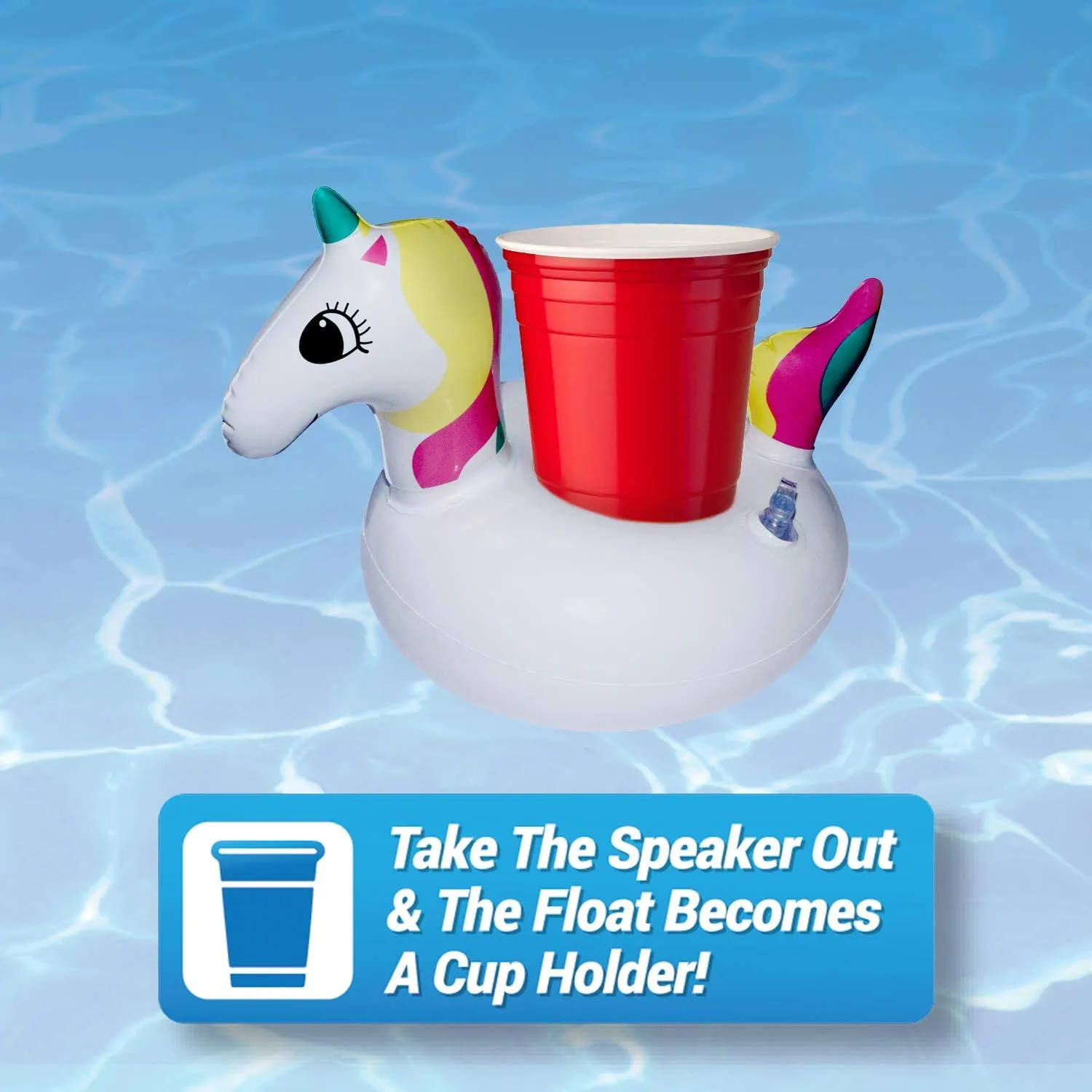 Aduro Pool Party Wireless Floating Bathtub Speaker