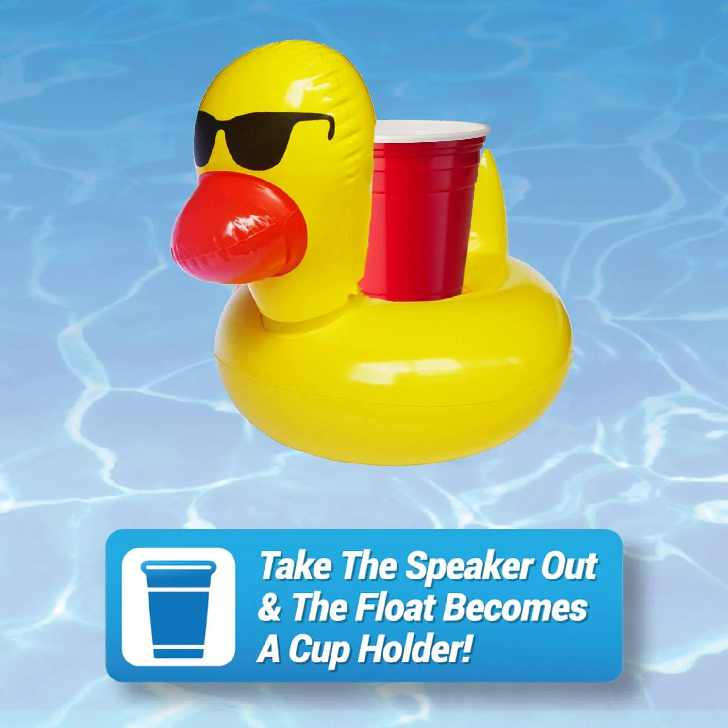 Aduro Pool Party Wireless Floating Bathtub Speaker