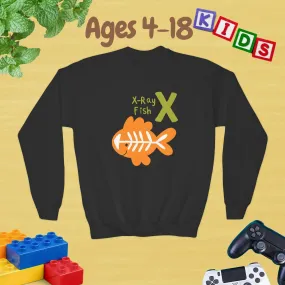 Animal Alphabet Y for Yak Ages 4-18 Unisex Kids and Teens Sweatshirt - Cozy Fall and Winter Youth Sweatshirt