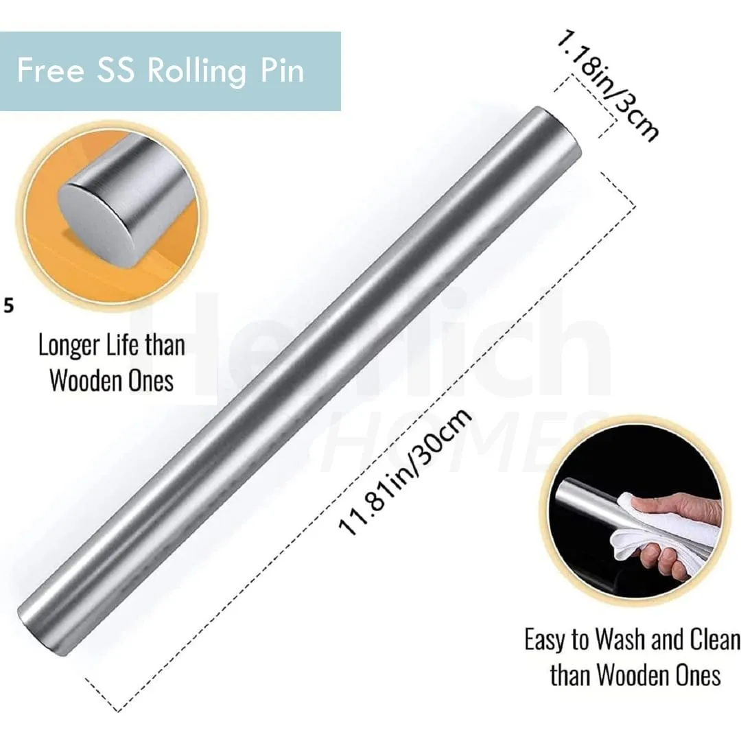 Countertop Stainless Steel Chopping Board for Kitchen,Fruit and Vegetable Cutting & Chopping Board