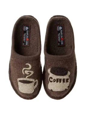 Haflinger Coffee Slipper in Earth