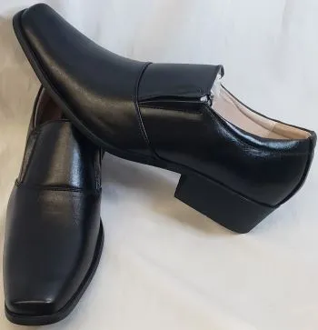 Hogan -- Men's Cuban Heel Slip On Dress Shoe -- Black