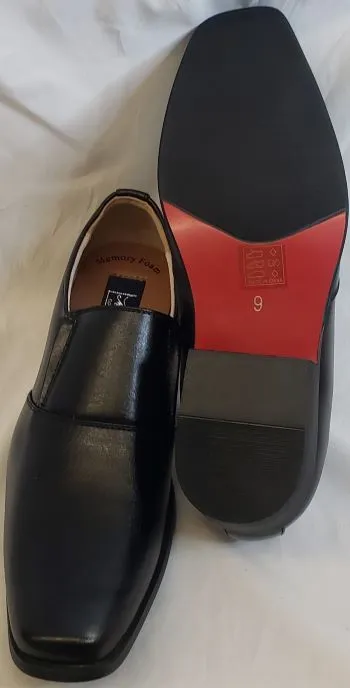 Hogan -- Men's Cuban Heel Slip On Dress Shoe -- Black