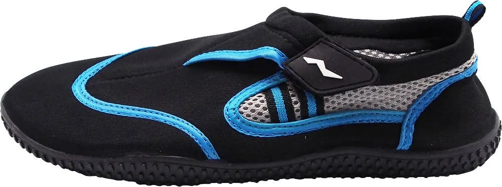 NORTY Big Kids 4-8 Black-Blue Watershoe C1114BK