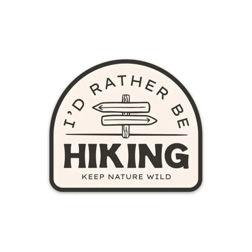 Rather be Hiking | Sticker
