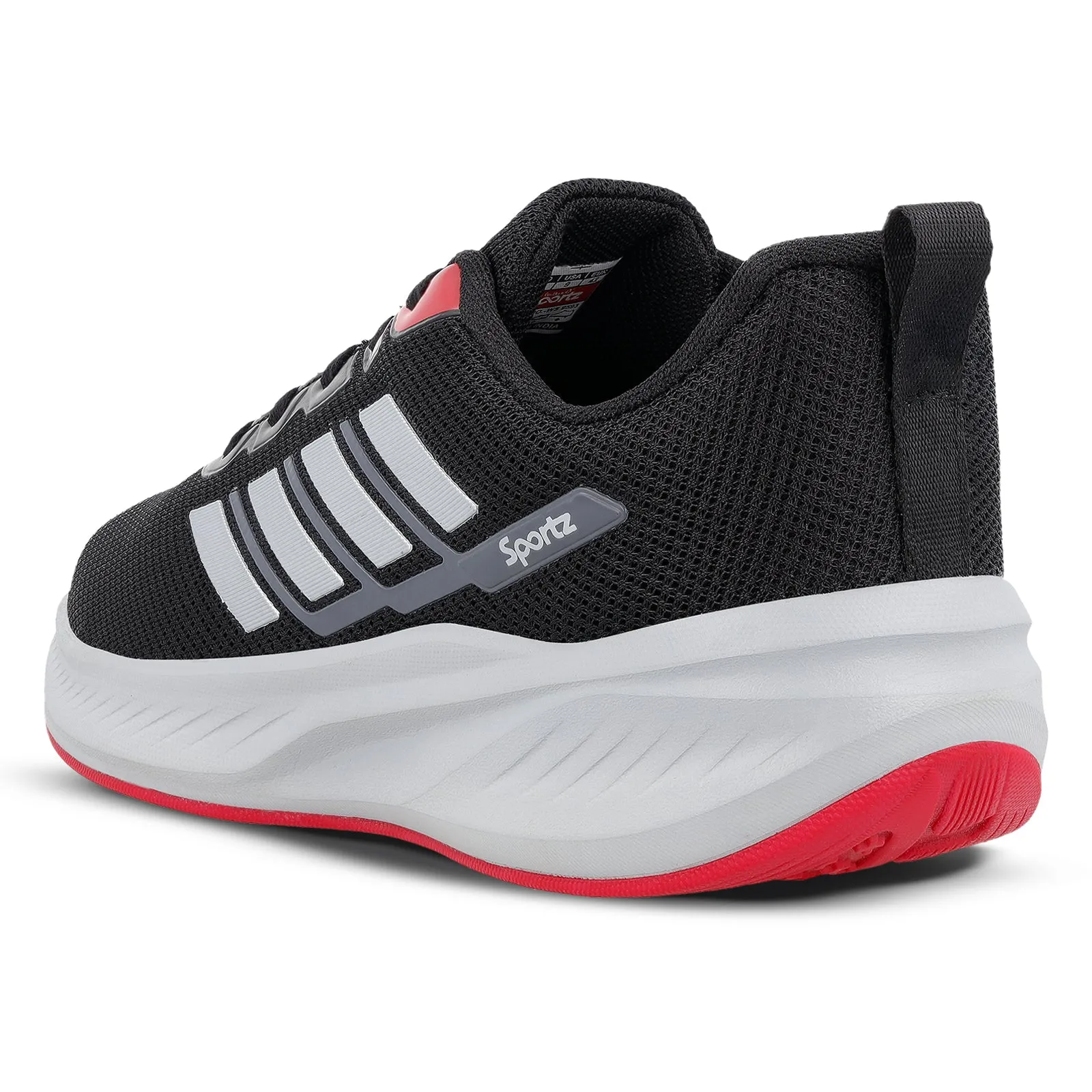 URBAN KING Men's Lace-up Sports Shoe - WS9593 Black