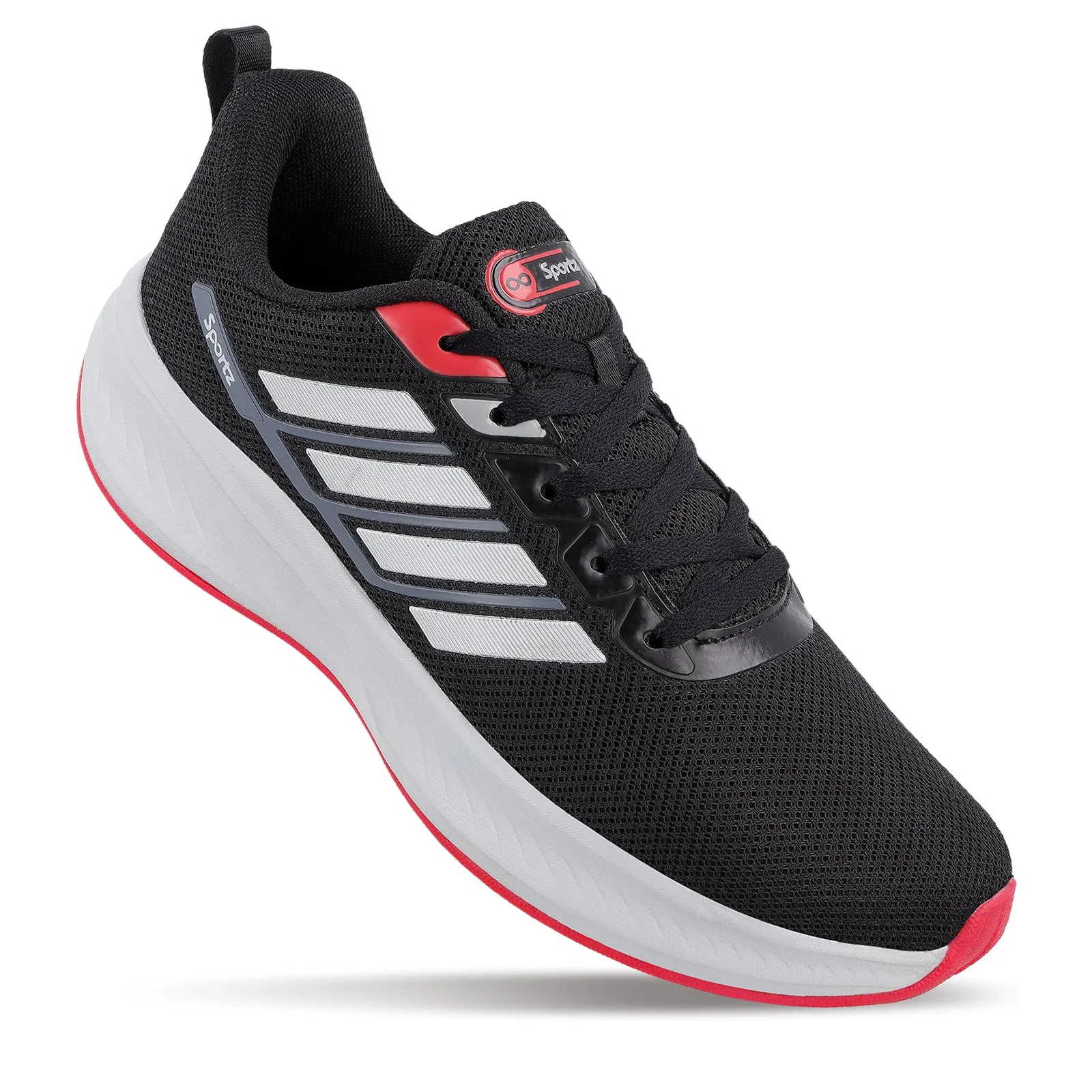 URBAN KING Men's Lace-up Sports Shoe - WS9593 Black